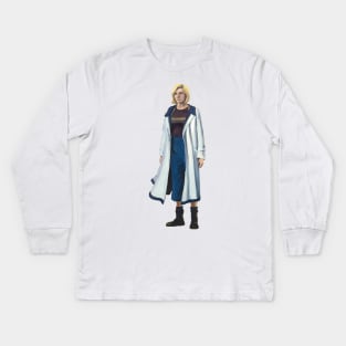 The 13th Dr Who: Jodie Whittaker Kids Long Sleeve T-Shirt